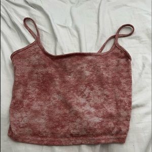 tye dye pink tank